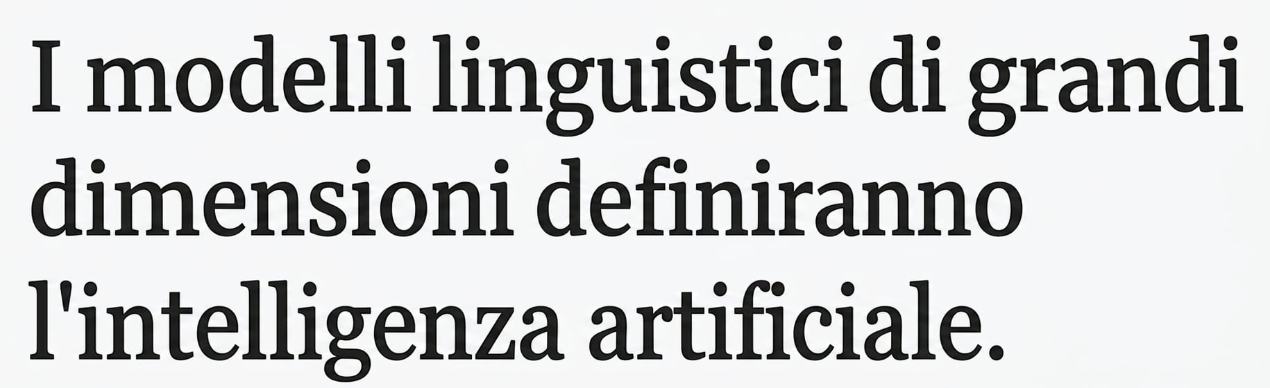 Titolo di news: I Large Language Models definiranno l’IA
