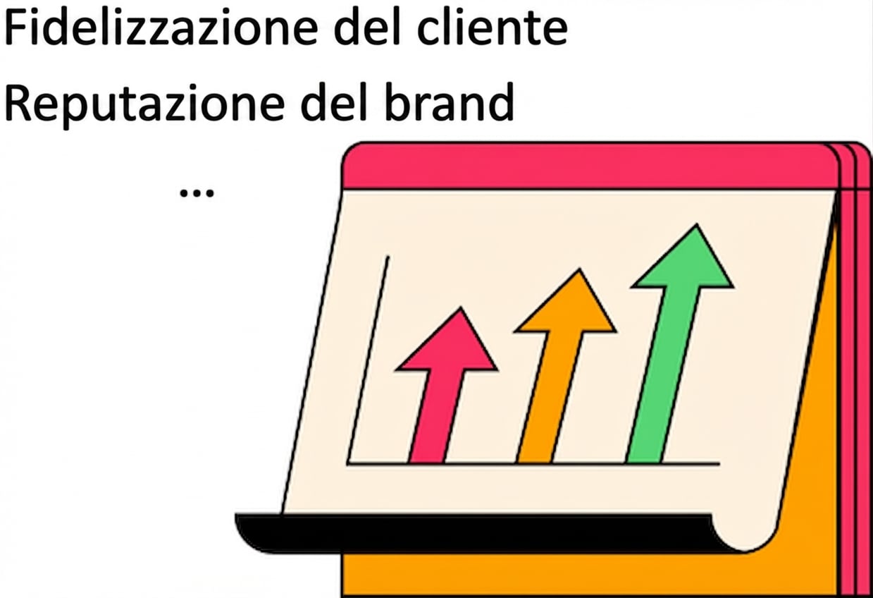 Un’illustrazione di fedeltà dei clienti e reputazione del brand in crescita.