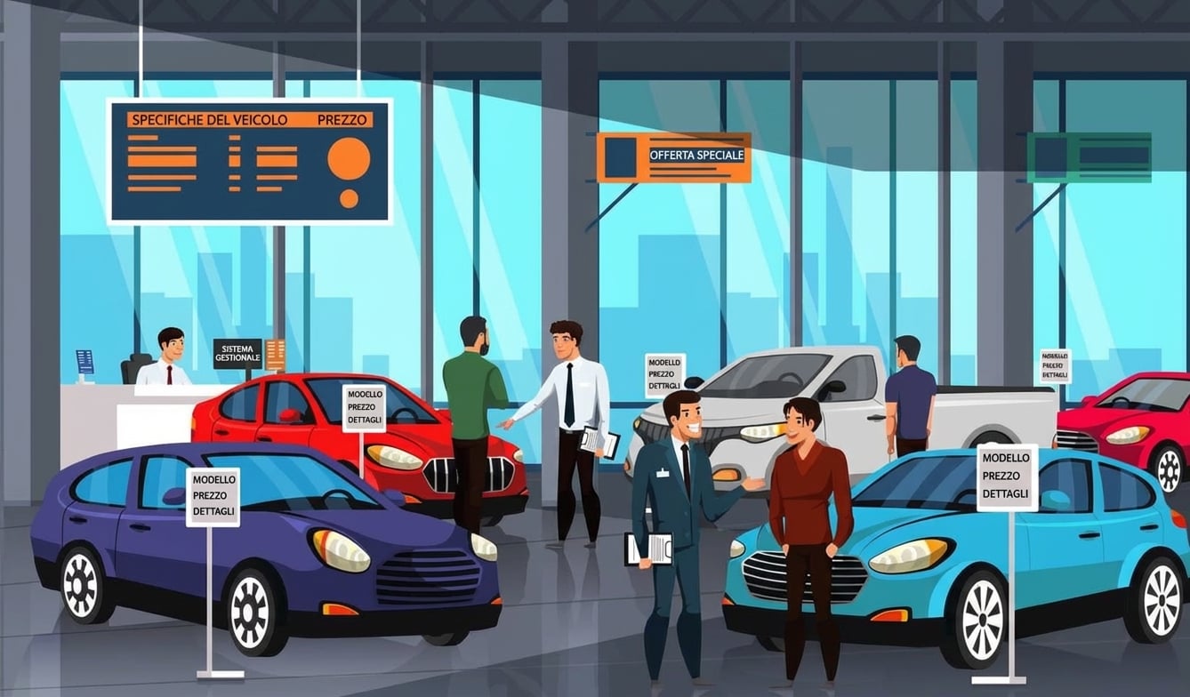 Un salone auto.