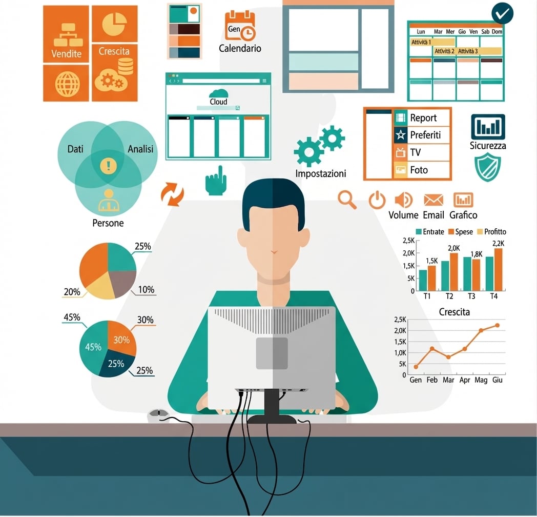 Un utente finale che utilizza un prodotto informatico.