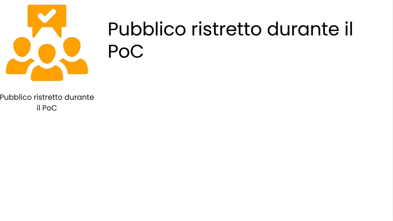 Pubblico ristretto per valutare le prestazioni