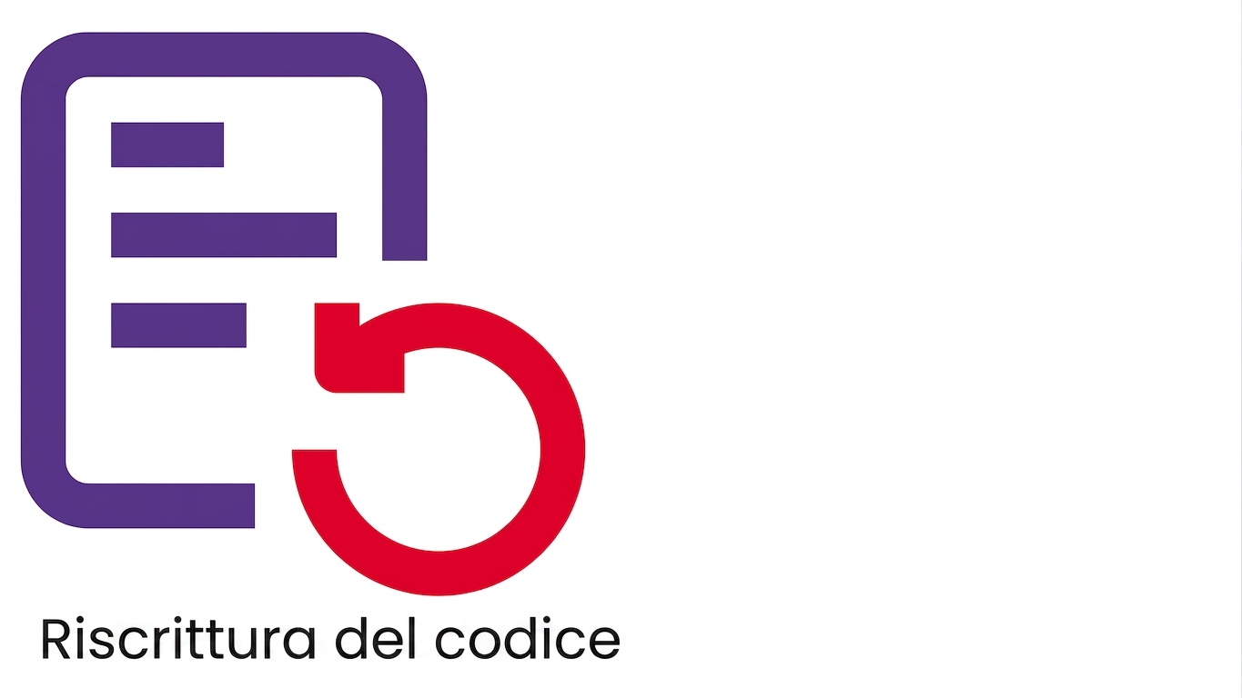 R riscrittura del codice