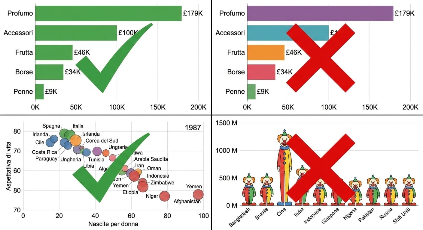 Esempi di grafici buoni e cattivi
