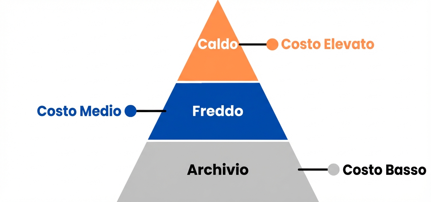 Immagine a piramide con tutti i livelli