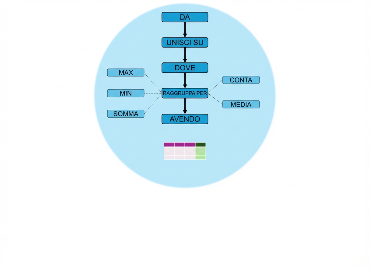 Ordine di esecuzione della query; HAVING