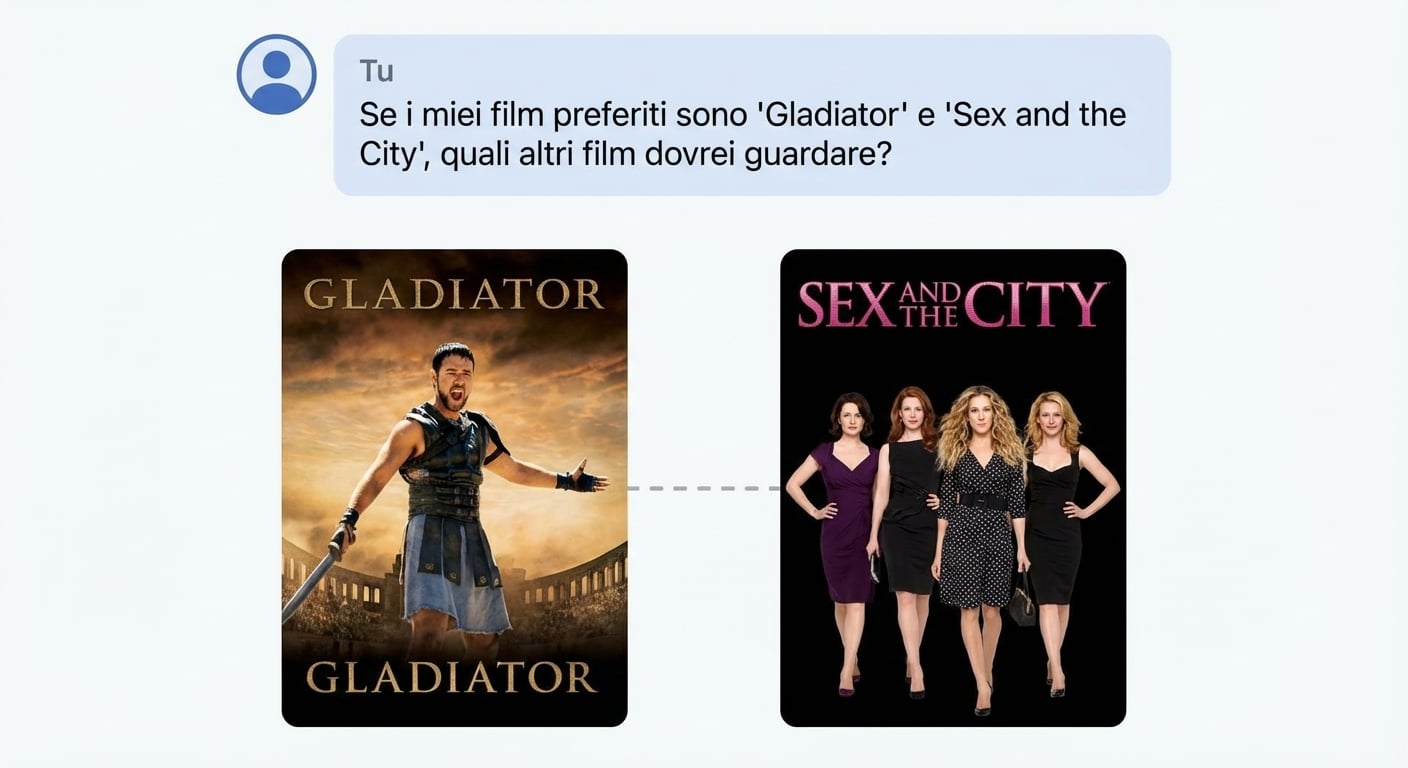 Locandine dei film Il Gladiatore e Sex and the City