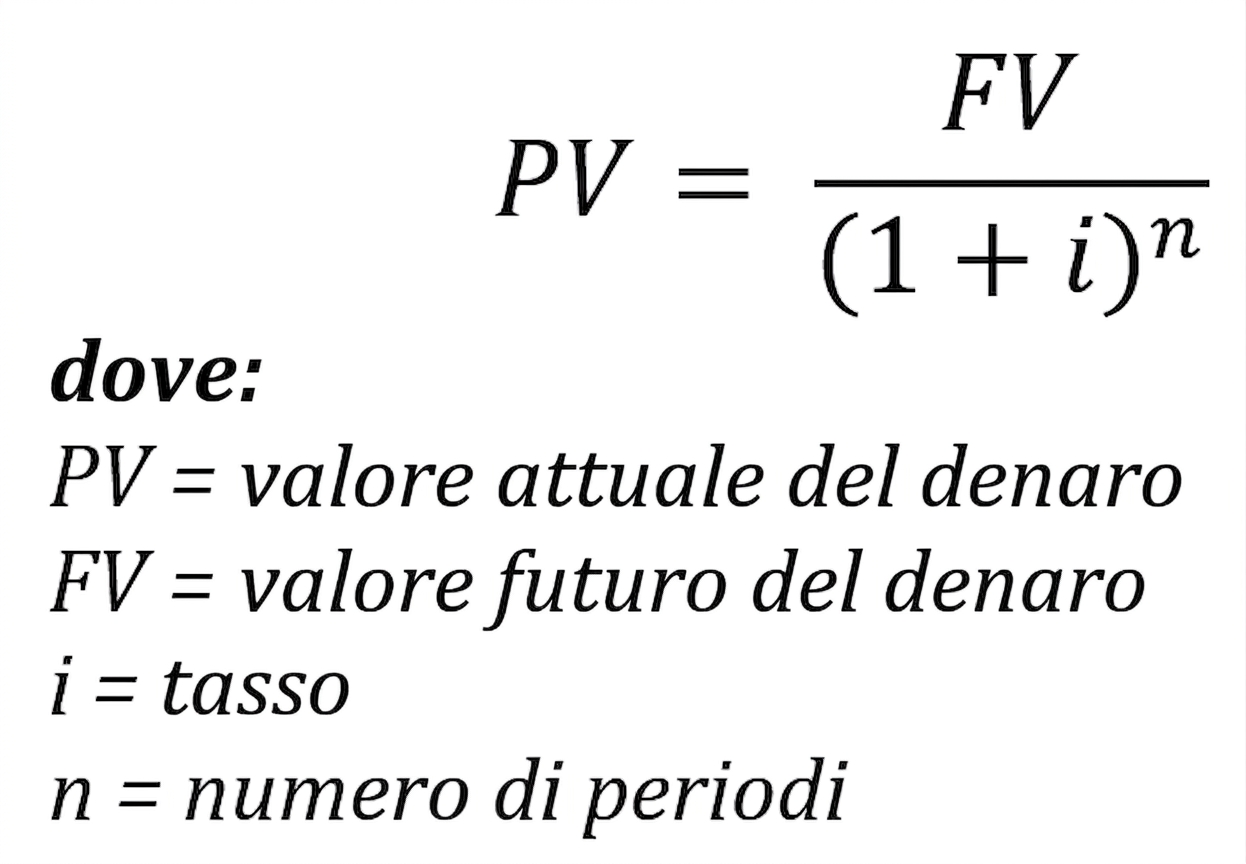 formula del valore attuale