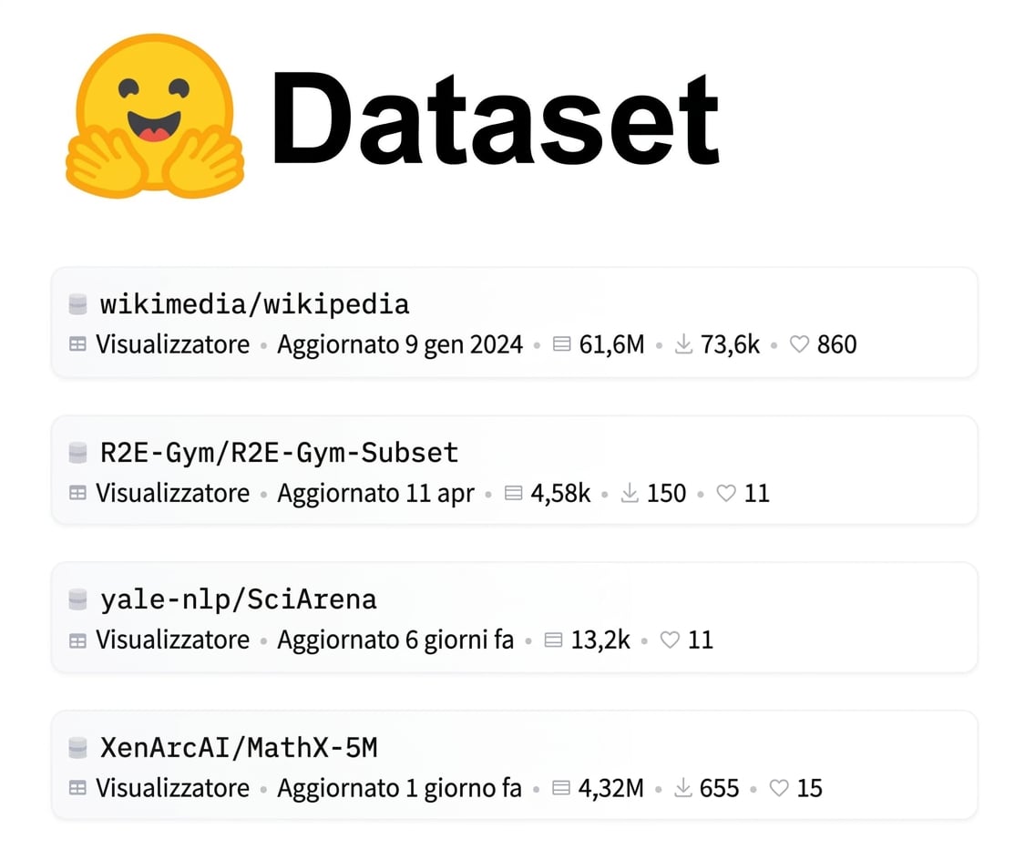 Dataset di Hugging Face