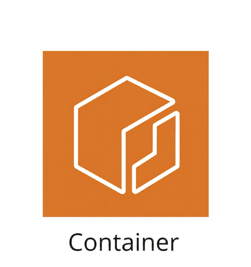 Un'icona che mostra i container.