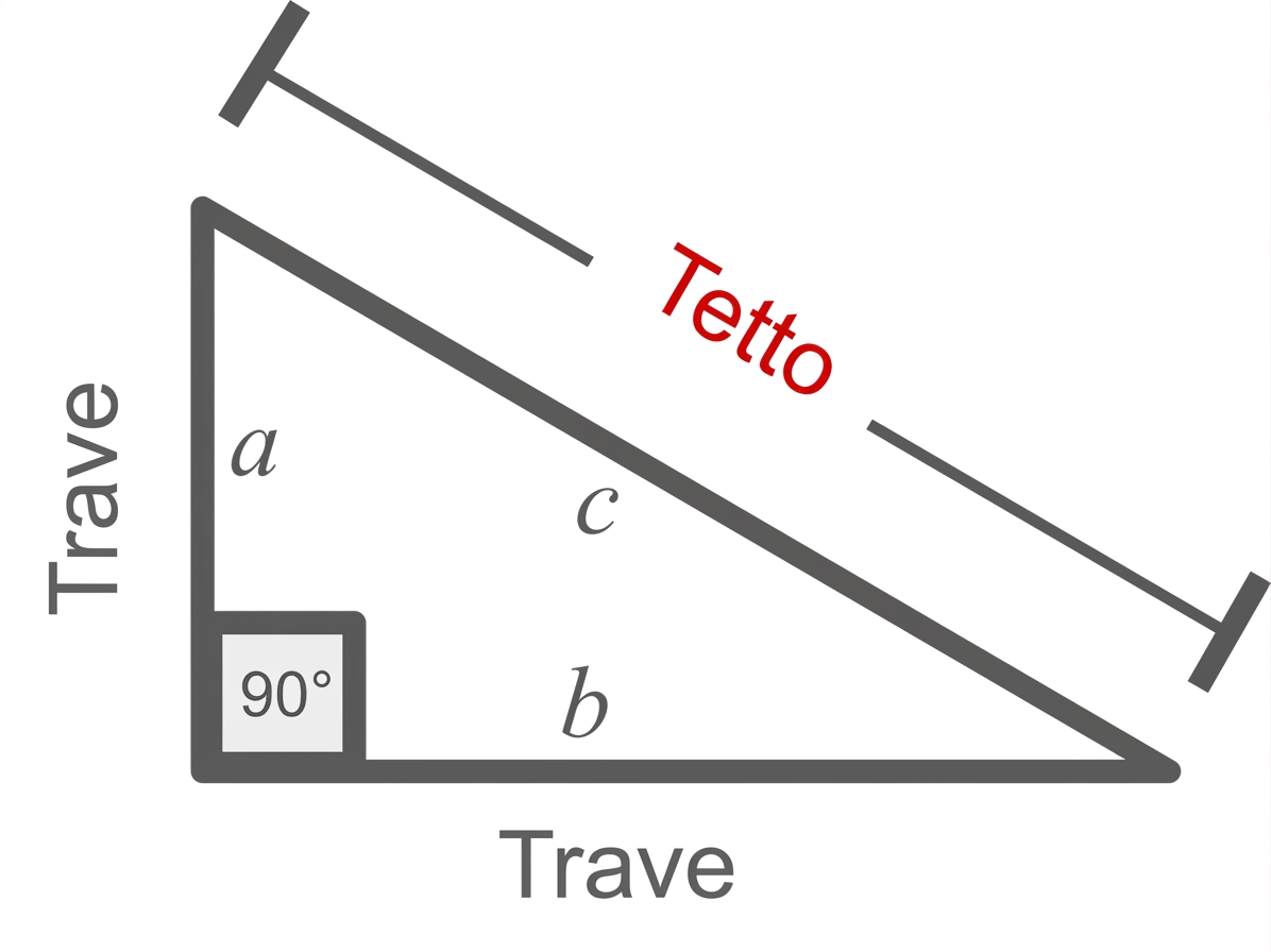 Roof beam calculation diagram