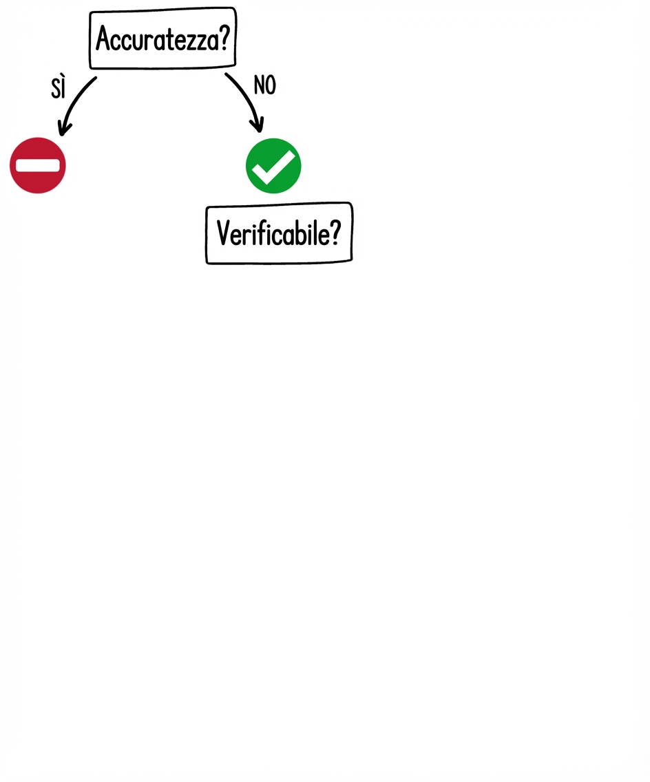 Quando usare uno strumento GPT: domanda sulla verificabilità