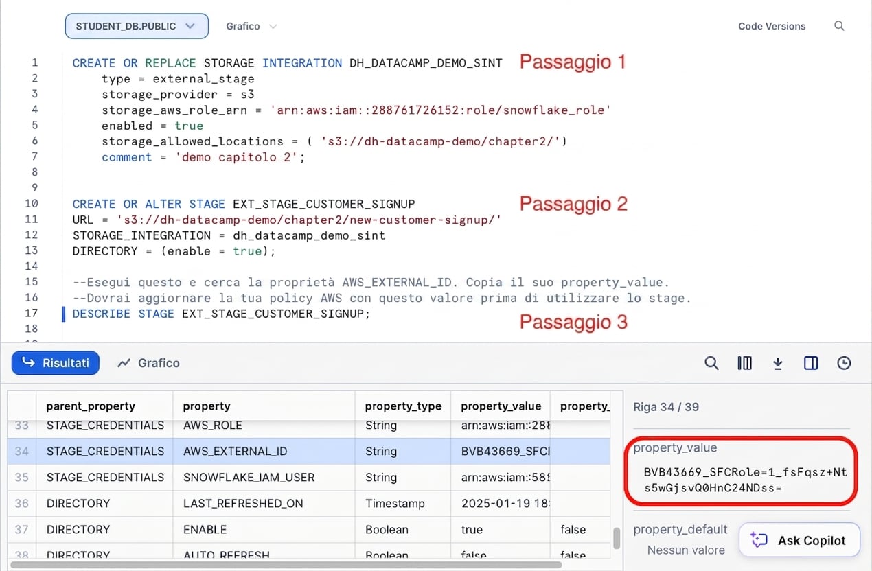 Immagine di query SQL