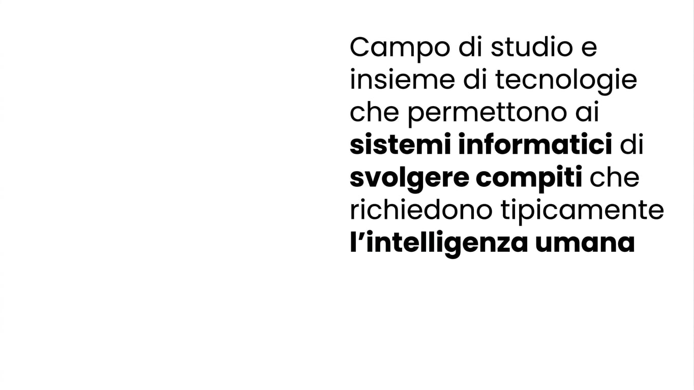 Rappresentazione delle capacità dell'IA