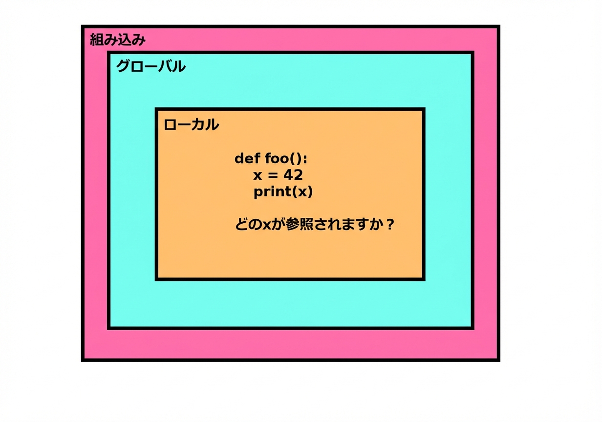 組み込みスコープ