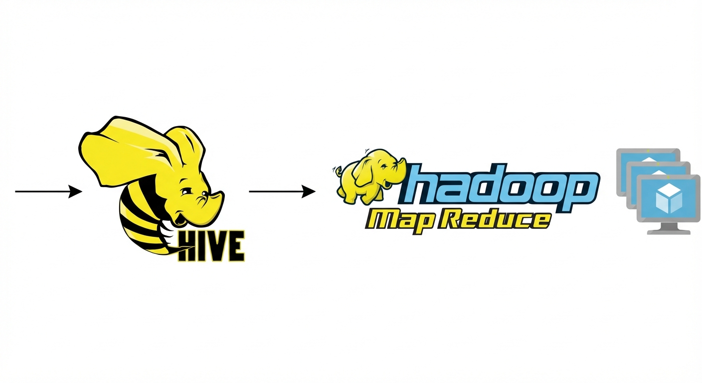 Hive から MapReduce への図