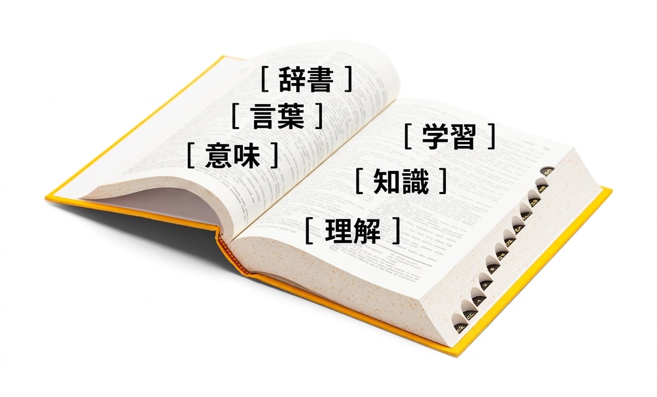 辞書の中に複数の角括弧の組が表示され、リストの辞書を表しています。