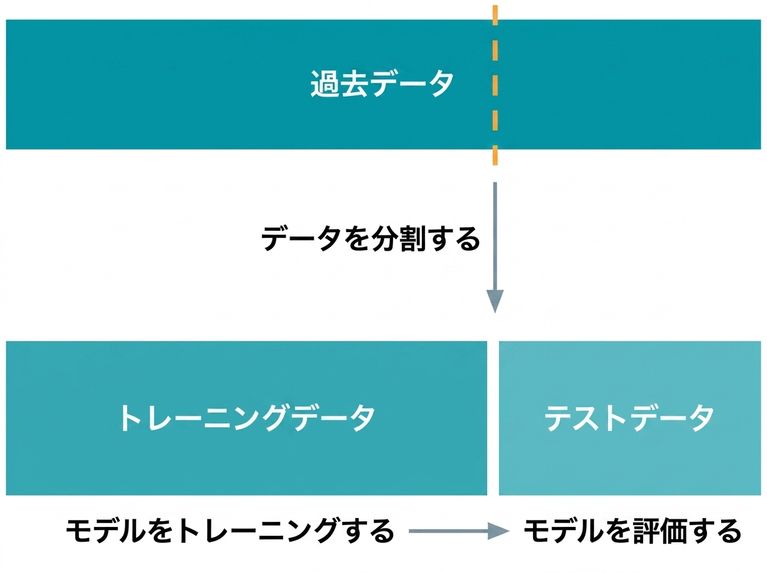 学習データとテストデータへのデータ分割