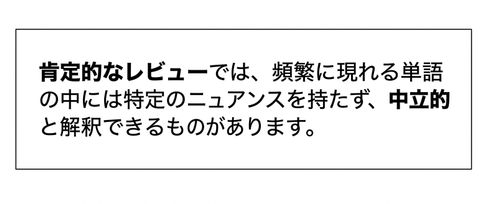 太字の文字を含む段落