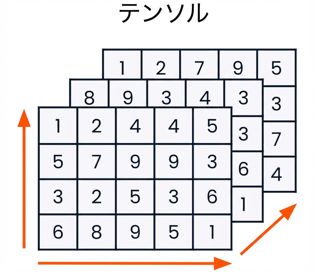 テンソルの図