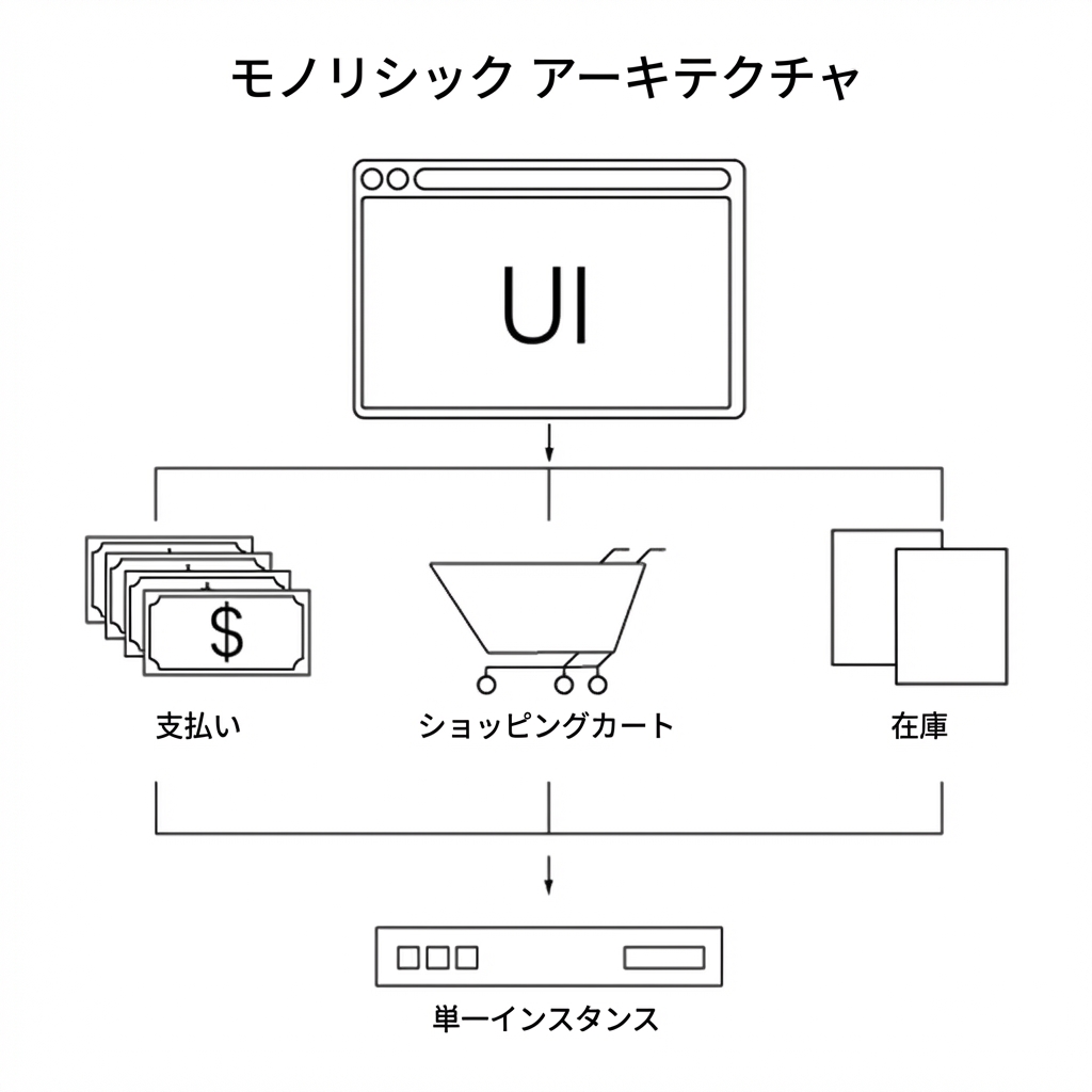 モノリシックアーキテクチャ