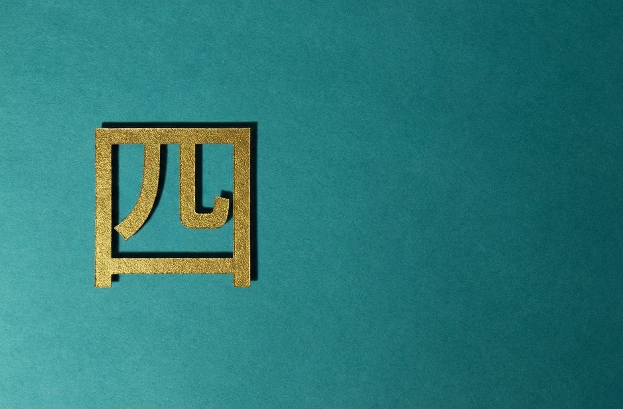 緑の背景に数字の4の画像