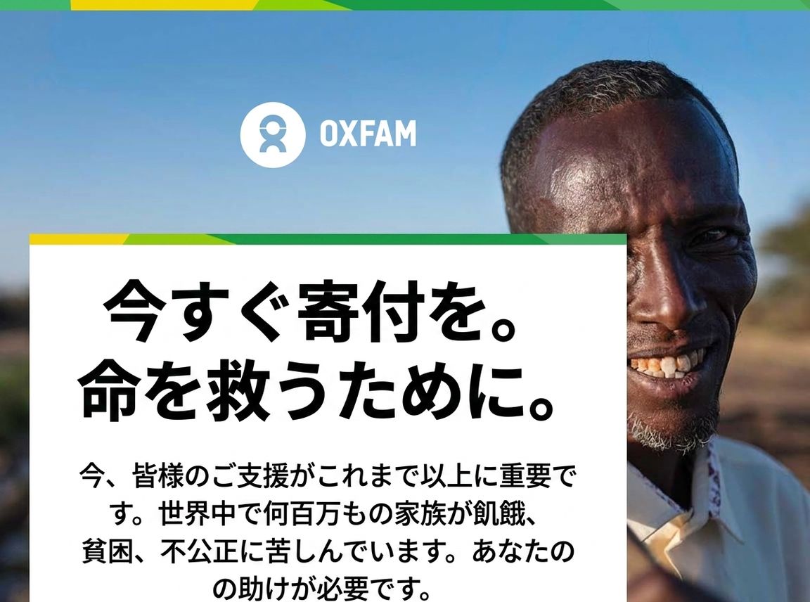 Oxfamの広告