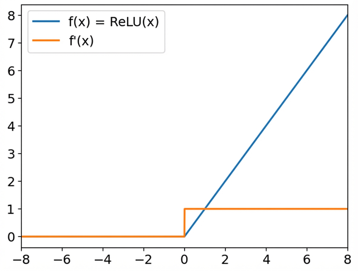 ReLU 関数の図