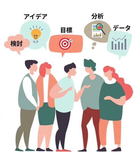 People communicating