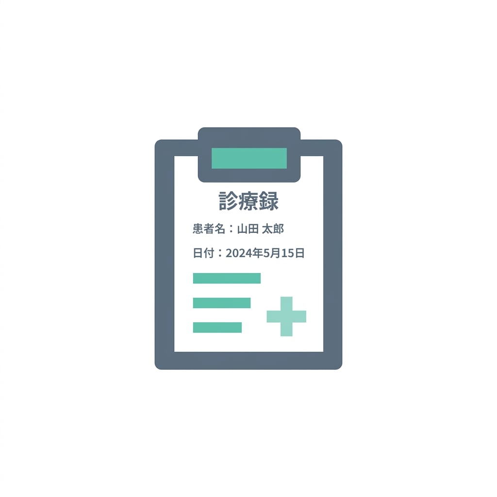 医師のメモ