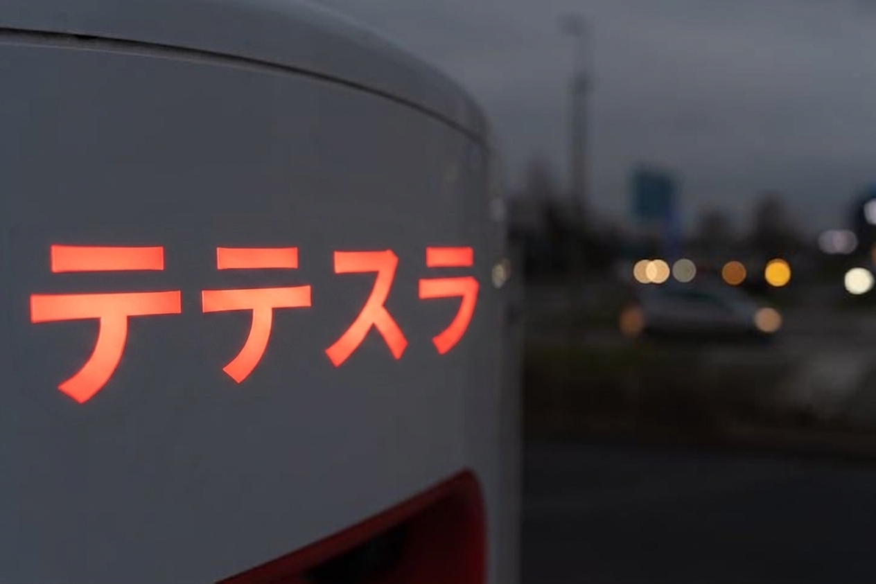 テスラのロゴの画像。