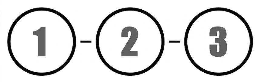 3つのステップ