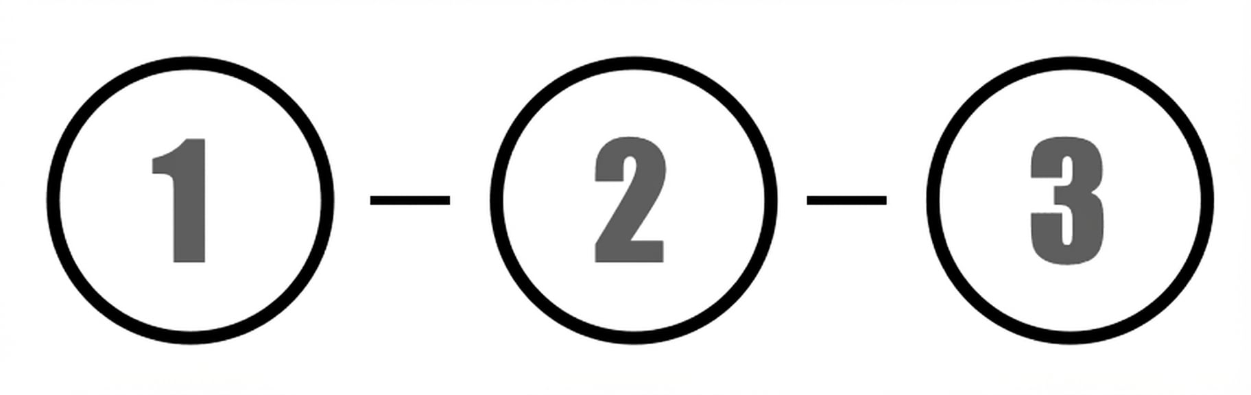 3つのステップ
