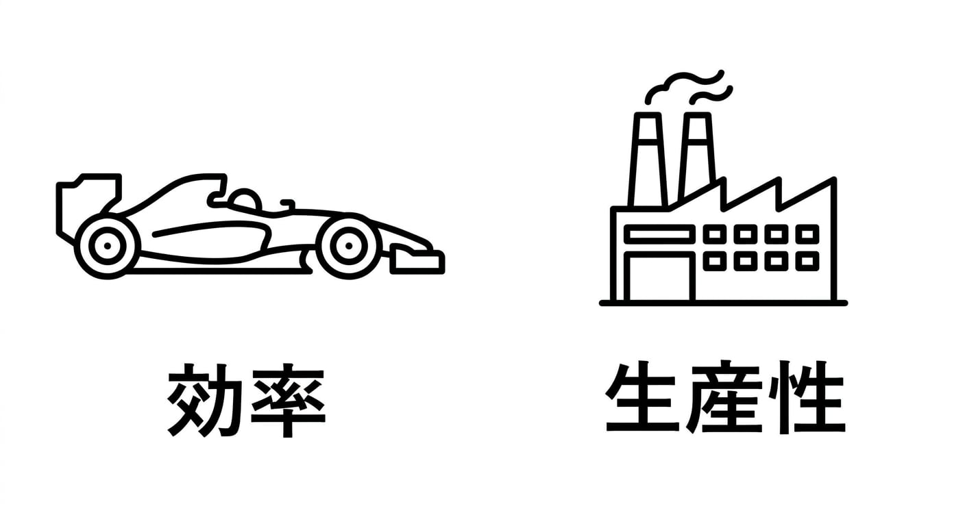 効率性。生産性。
