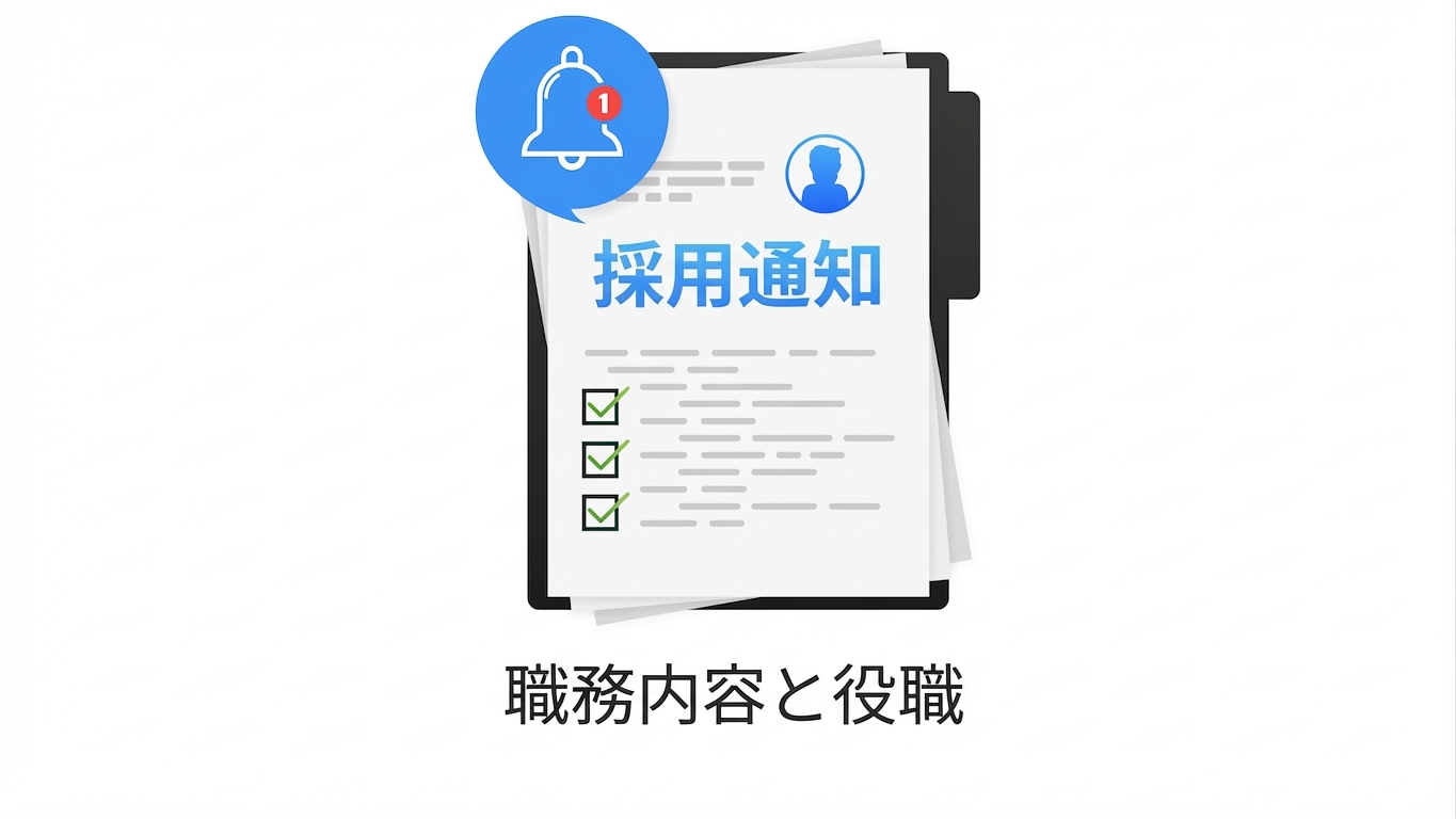 職務内容と役職