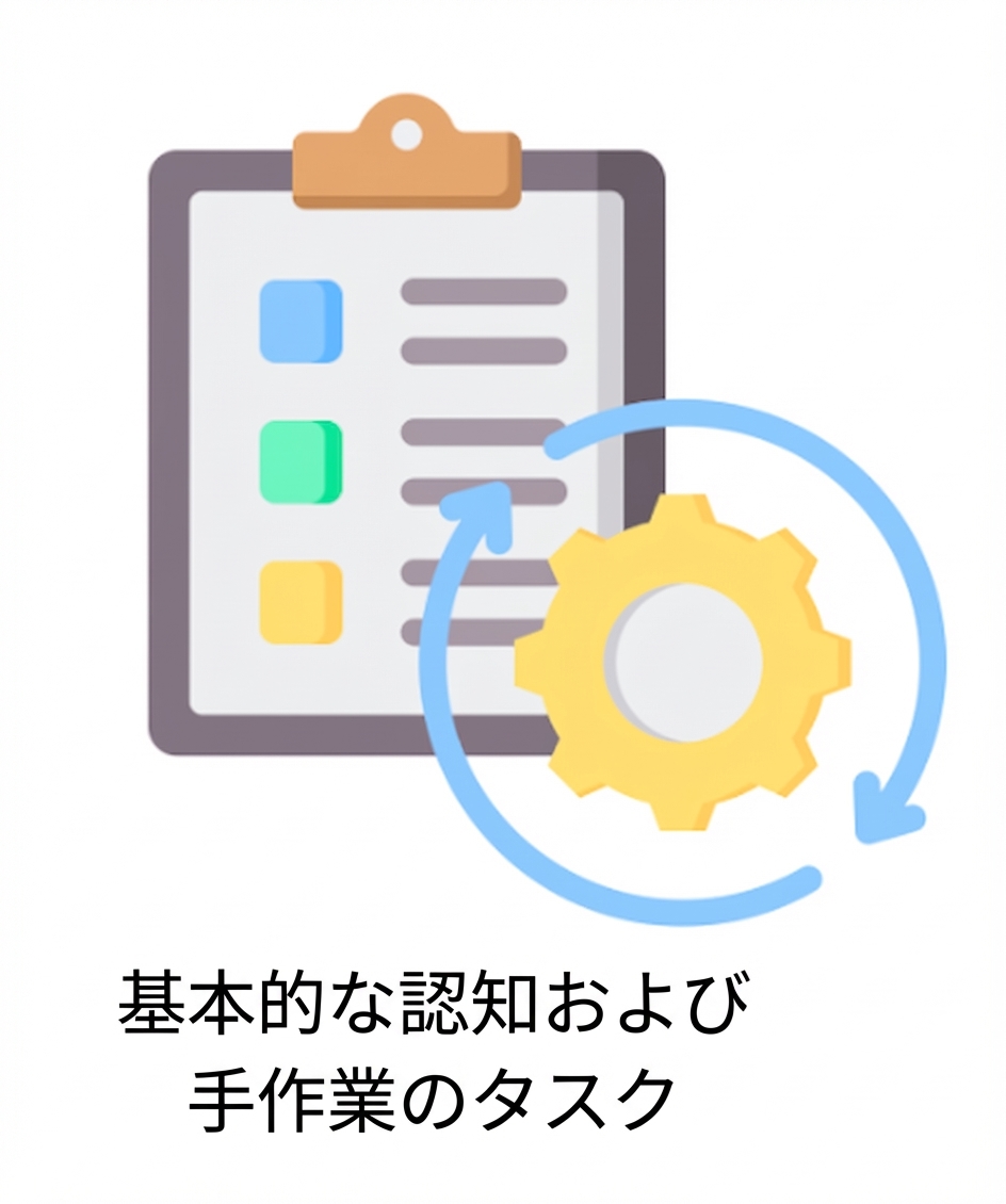 認知・手作業スキルへの需要低下