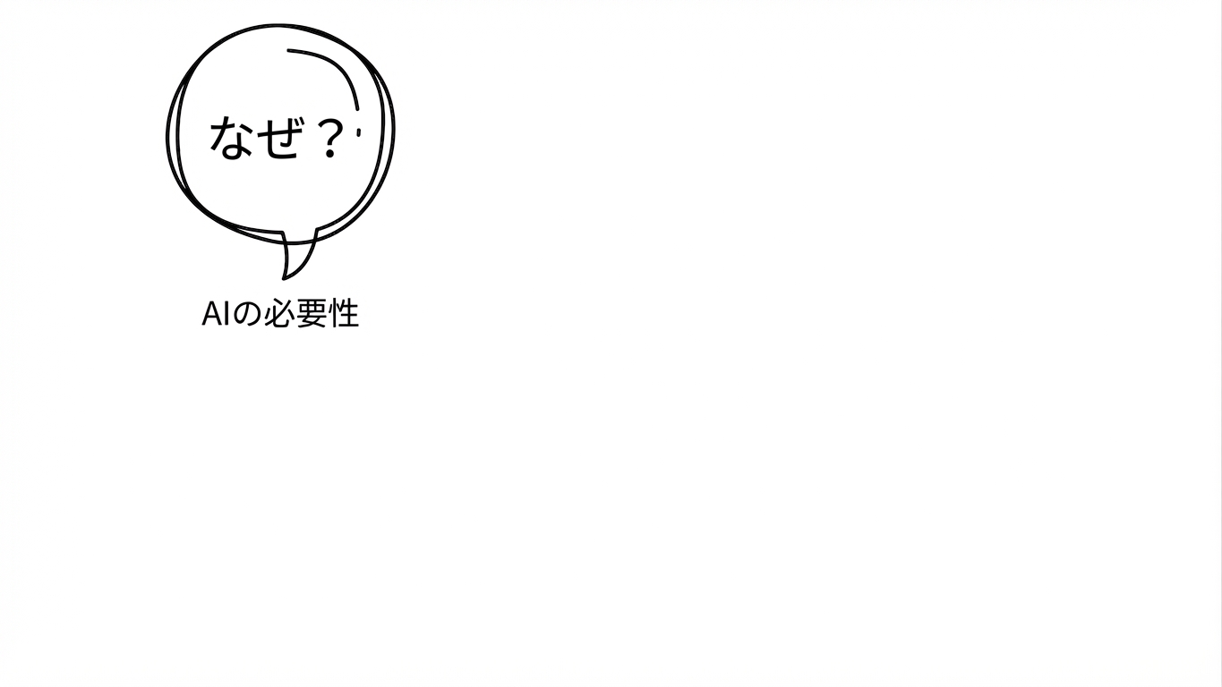 なぜAIなのか？