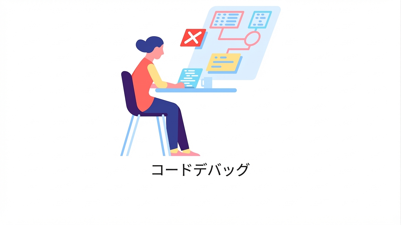 コードのデバッグ