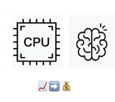 CPU とメモリの高使用率がコスト増につながることを示す画像