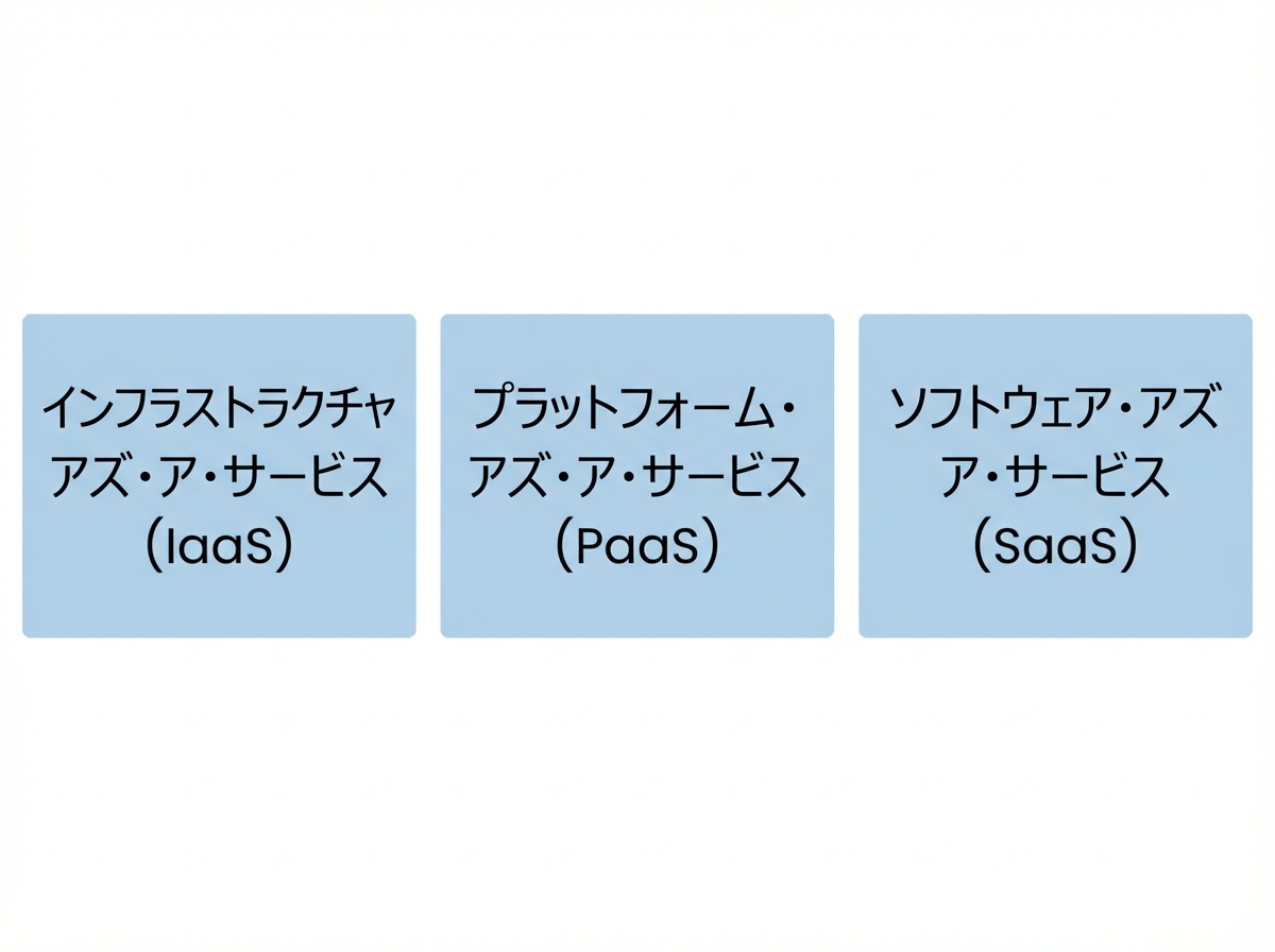 3 種類のクラウド サービス