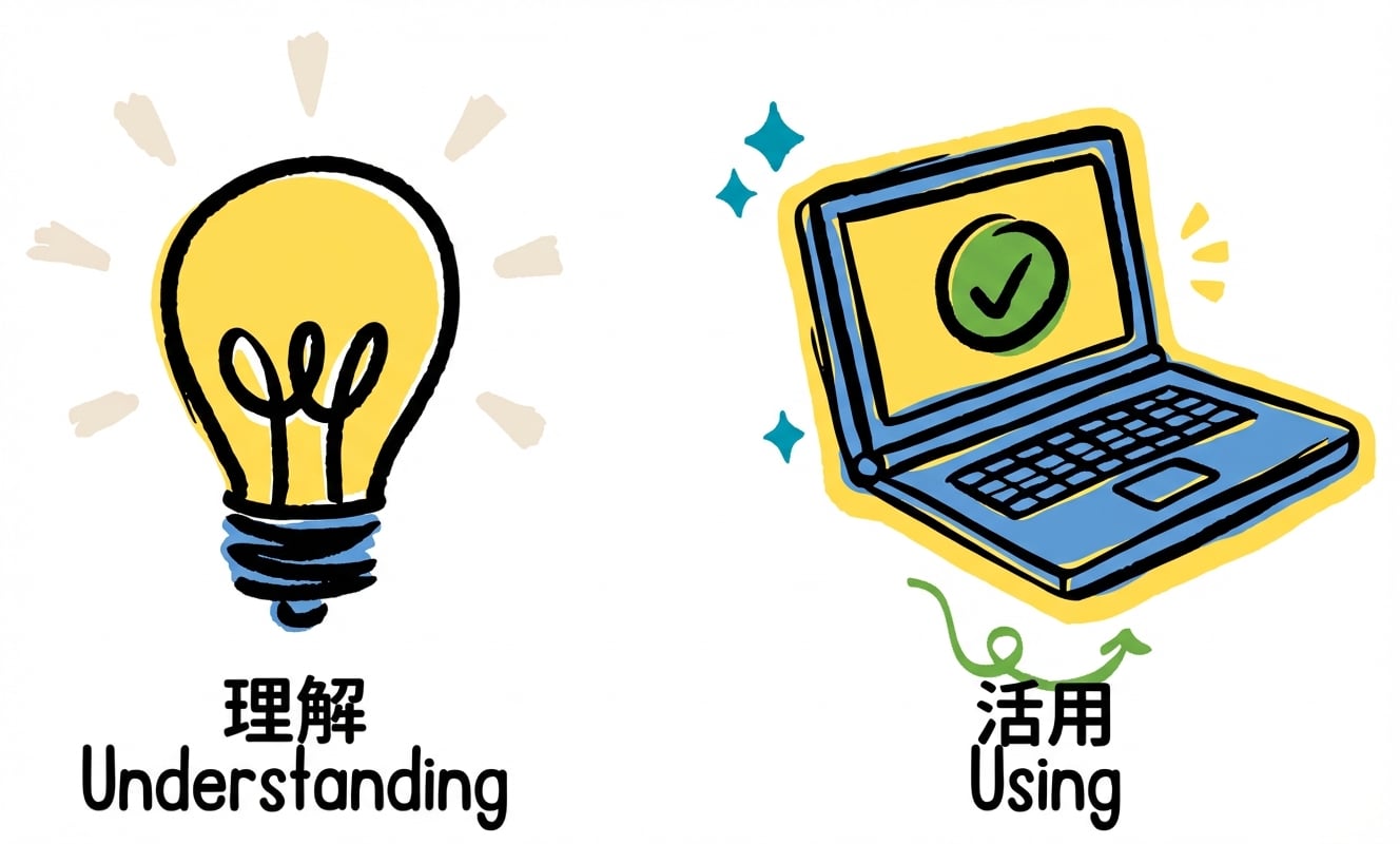 使用を表すノートパソコンのイラスト