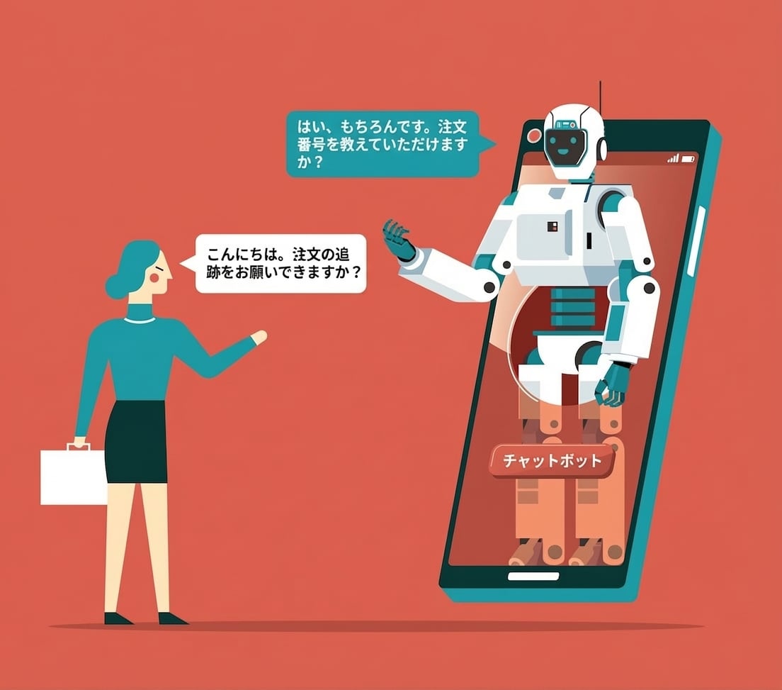 AI チャットボットの例