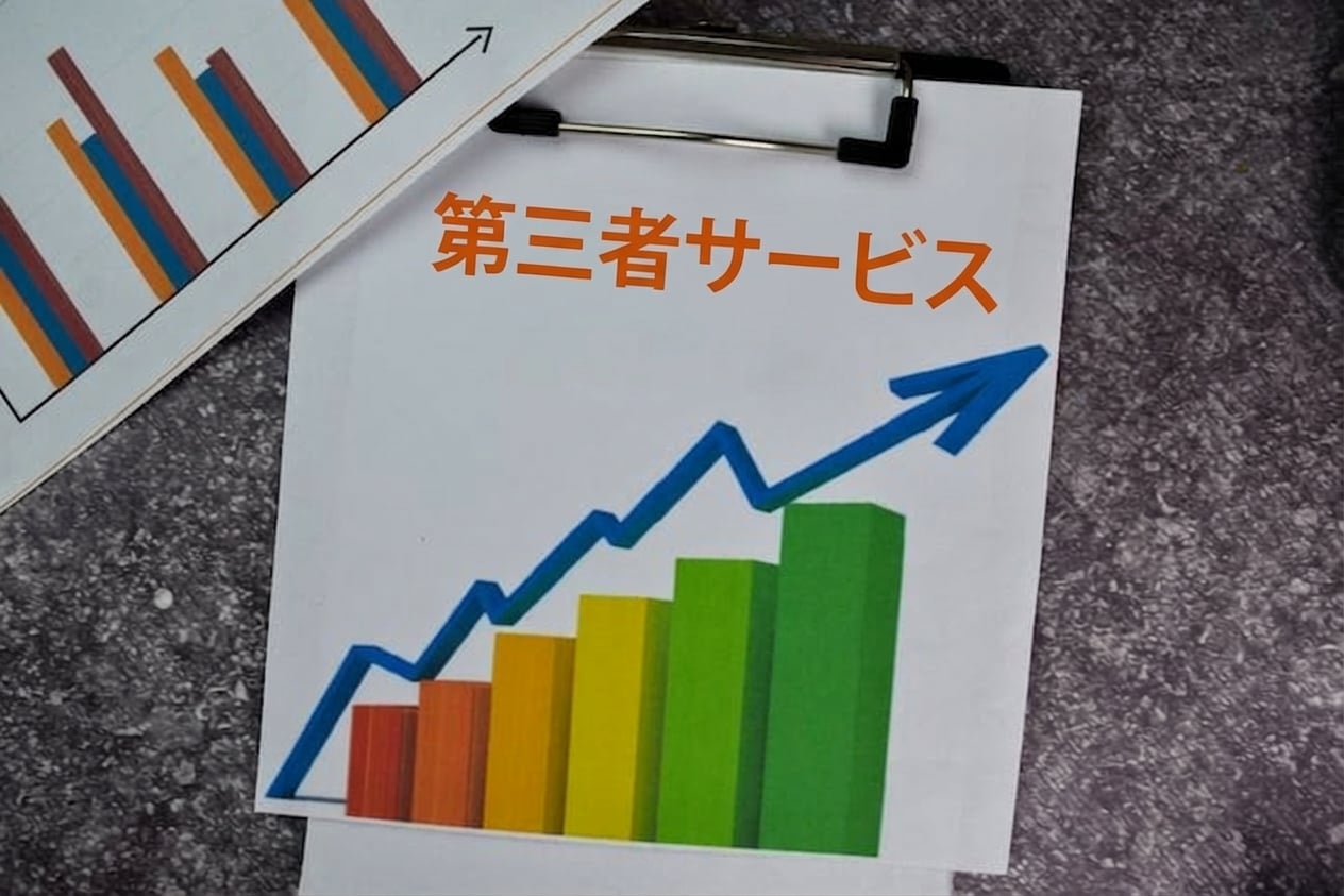 チャートクリップボードに「Third Party Service」と書かれた画像