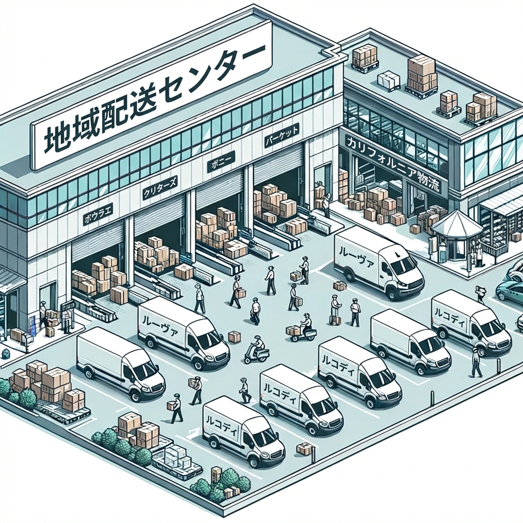 ローカル配送ハブの画像