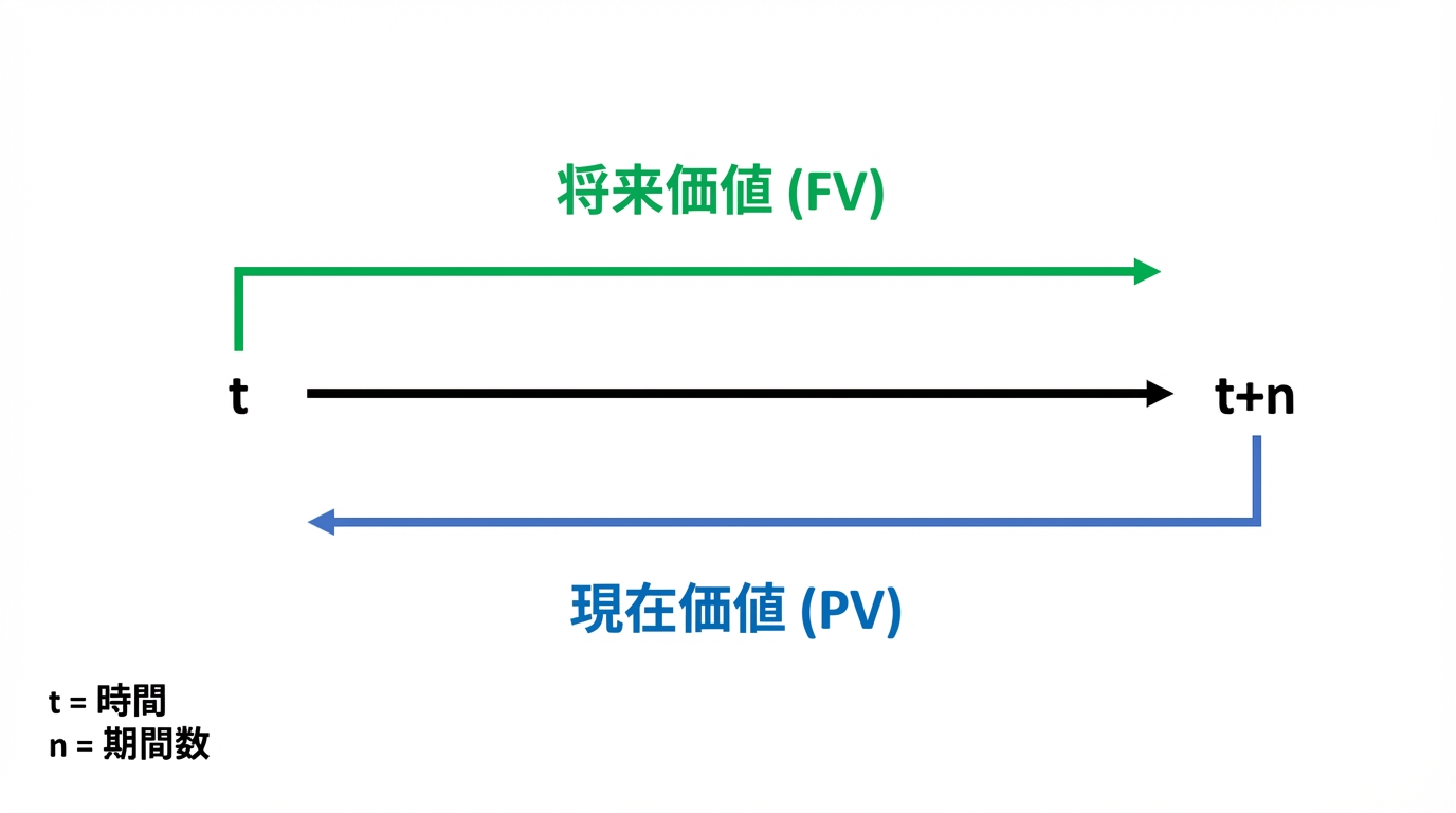 上がFV、下がPVのタイムライン