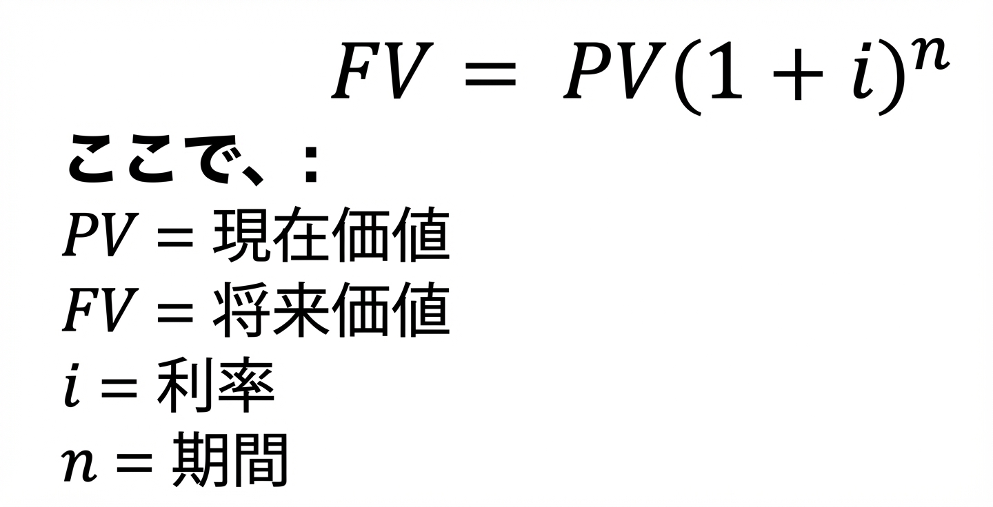 将来価値の公式