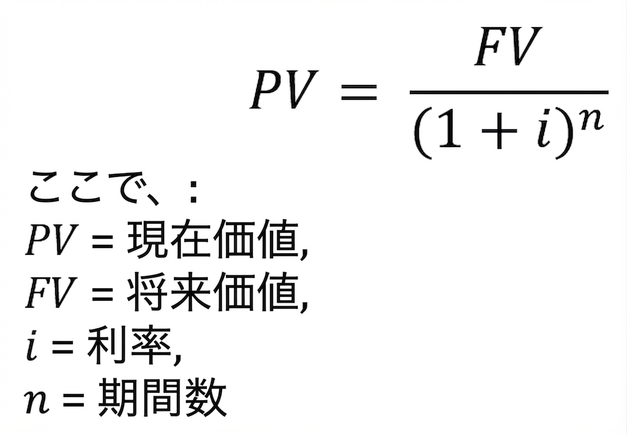 現在価値の公式
