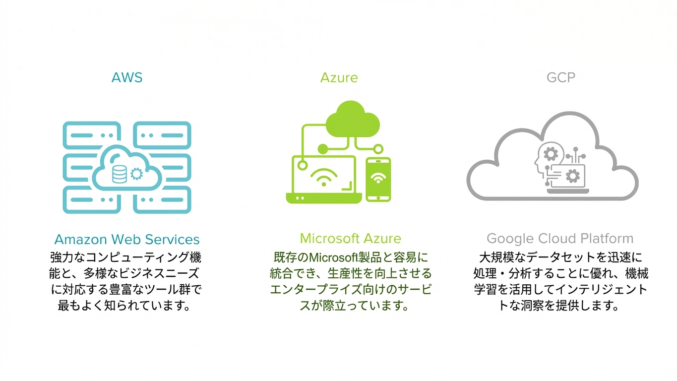 3つのクラウドシステム
