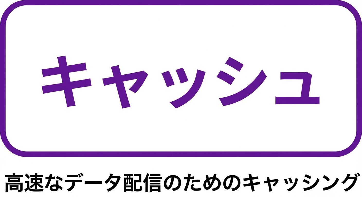 データキャッシュを示すアイコン。