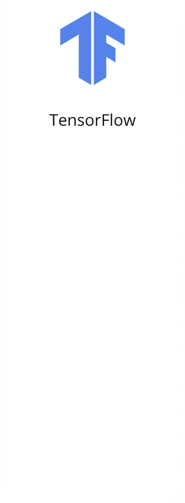 TensorFlow のアイコン。