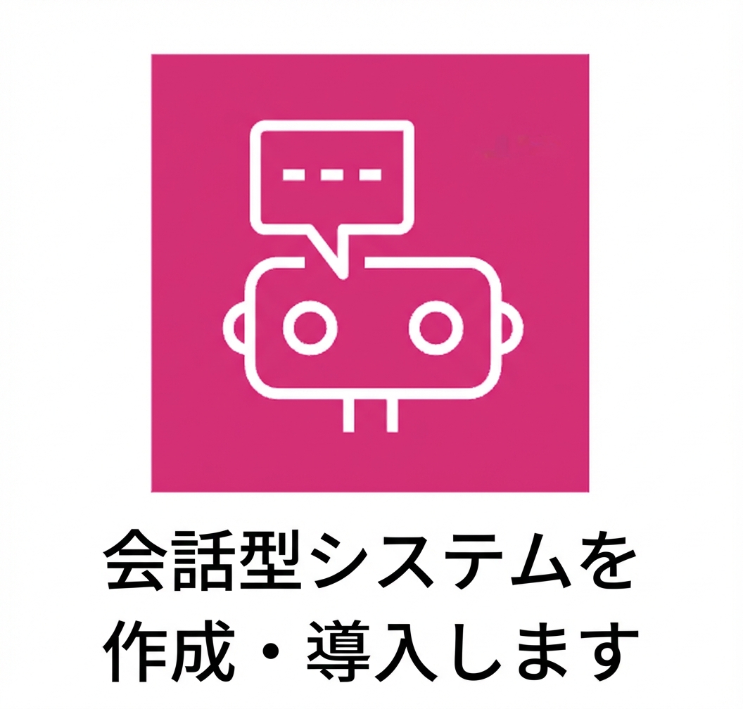 AWS におけるチャットボットのアイコン。